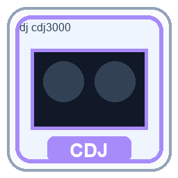 CDJ-3000 deck